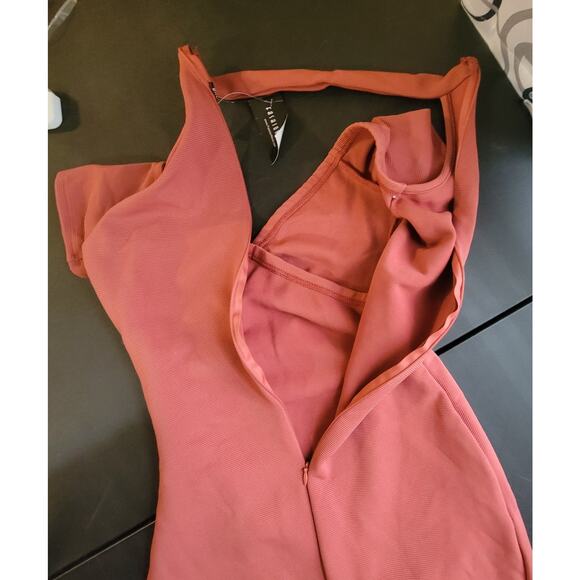 Fashion nova jadded dress marsala (burnt orange) size small - Picture 8 of 8